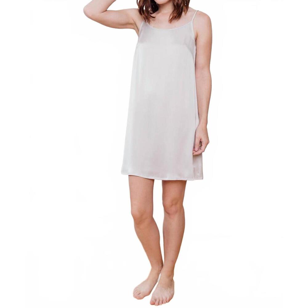 NEW MINA PERHONEN liner slip in light grey